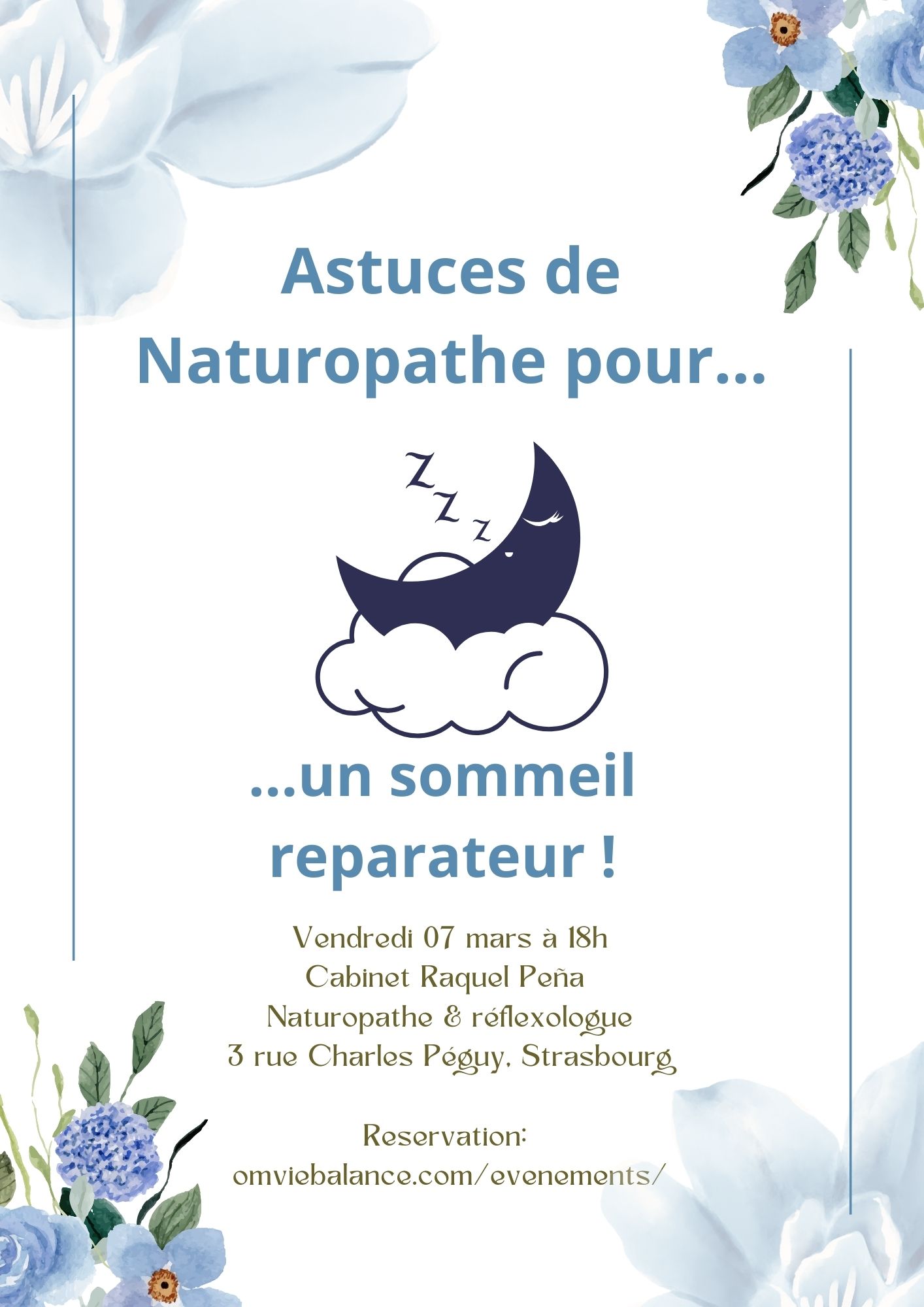 Une lune en train de dormir paisiblement sur un nouage