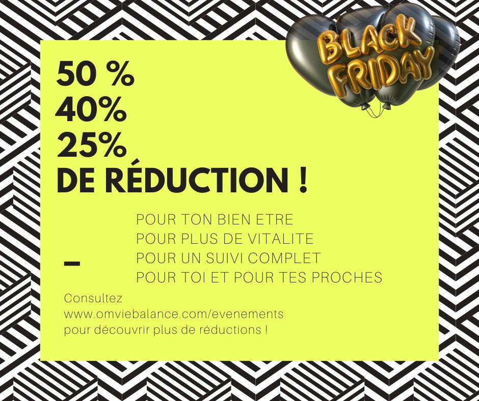 Reductions Bien-être Black friday 2025